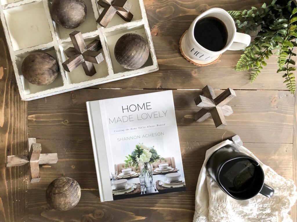 Home-Made-Lovely-Book-on-table-with-coffee-and-tea